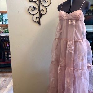 Free People Ball Gown in pale pink Size S